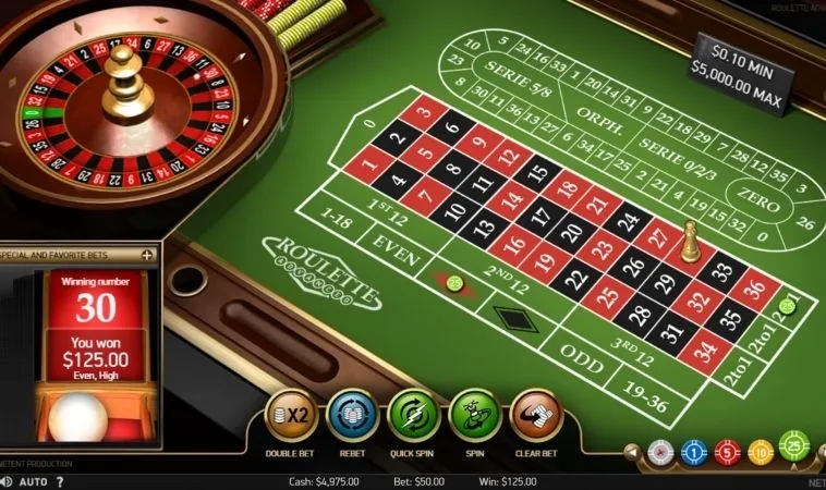 Bí Quyết Chinh Phục Roulette Tại Hay88 Để Thắng Lớn 2 Giao diện chơi Roulette Tại Hay88